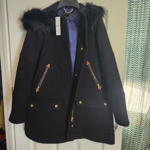 NWT Jcrew wool Chateau parka coat